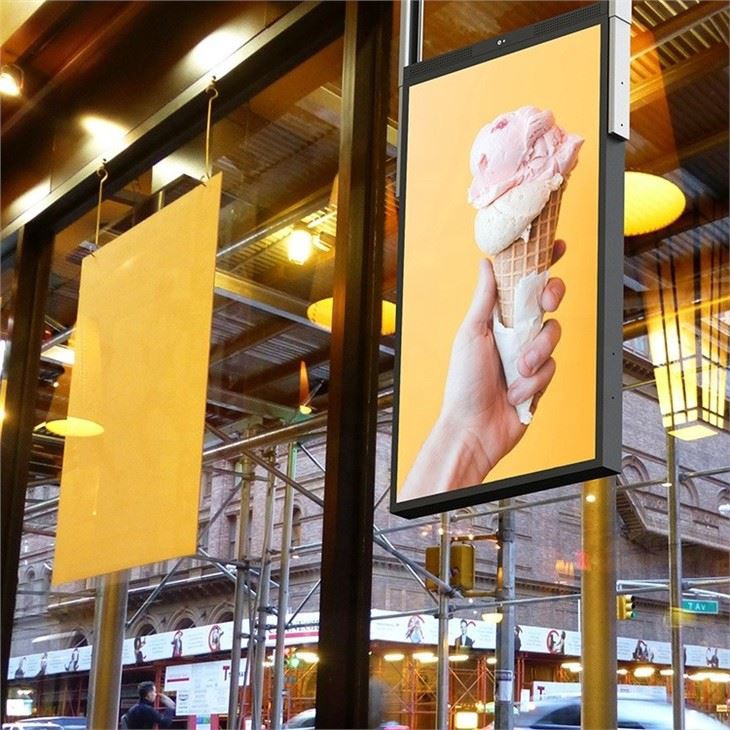 43inch Double-sided Shop Facing Windows LCD Display